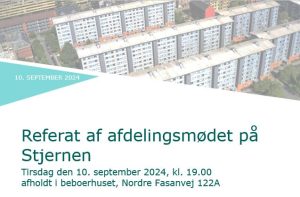 Referat af Stjernens afdelingsmøde 10. september 2024