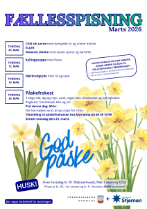 Fællesspisning marts 2026